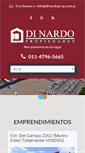 Mobile Screenshot of dinardoprop.com.ar